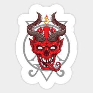 Red Demon Sticker